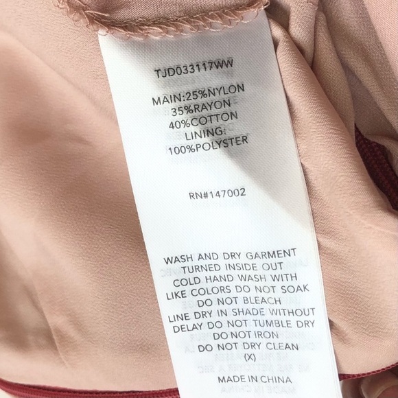 The Jetset Diaries salmon lace Rava dress high/low maxi straps small TJD - Picture 15 of 15